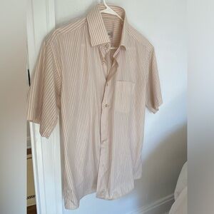 Versace Men’s Shirt L light pinstriped